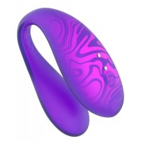 Вибратор для пар с приложением и пультом ДУ Amovibe TWIN+ Purple