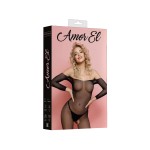 Боди-комбинезон в мелкую сетку Amor El Classic S/L