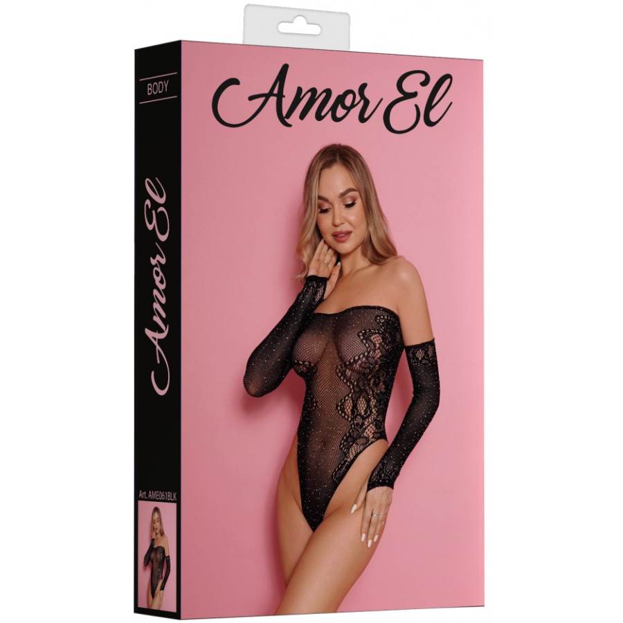 Боди со стразами Lara AmorEL S/L AME061
