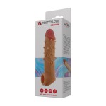 Насадка на пенис с рельефом Pretty Love Osborn 150 х 4 мм BI-026250