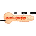 МАСТУРБАТОР и насадка с вибрацией STRONGER MAN 3 в 1 BM-009213Z
