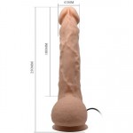 Реалистичный вибратор Pretty Love Jason 25 х 4,1 см BW-008041Z