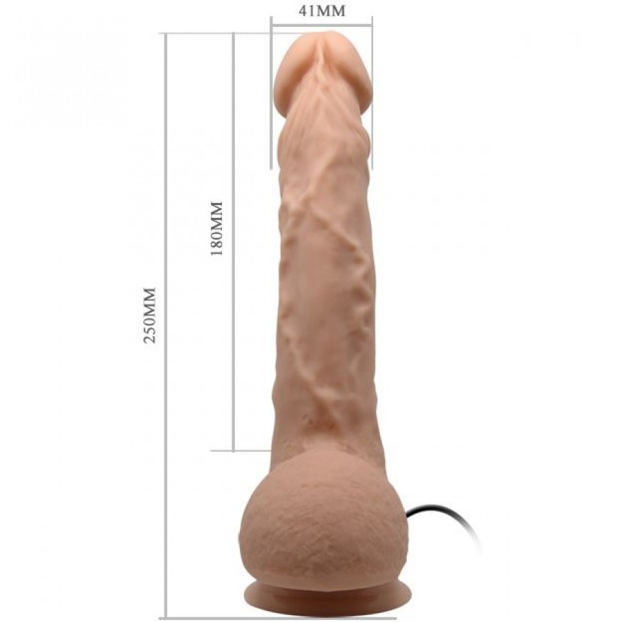 Реалистичный вибратор Pretty Love Jason 25 х 4,1 см BW-008041Z