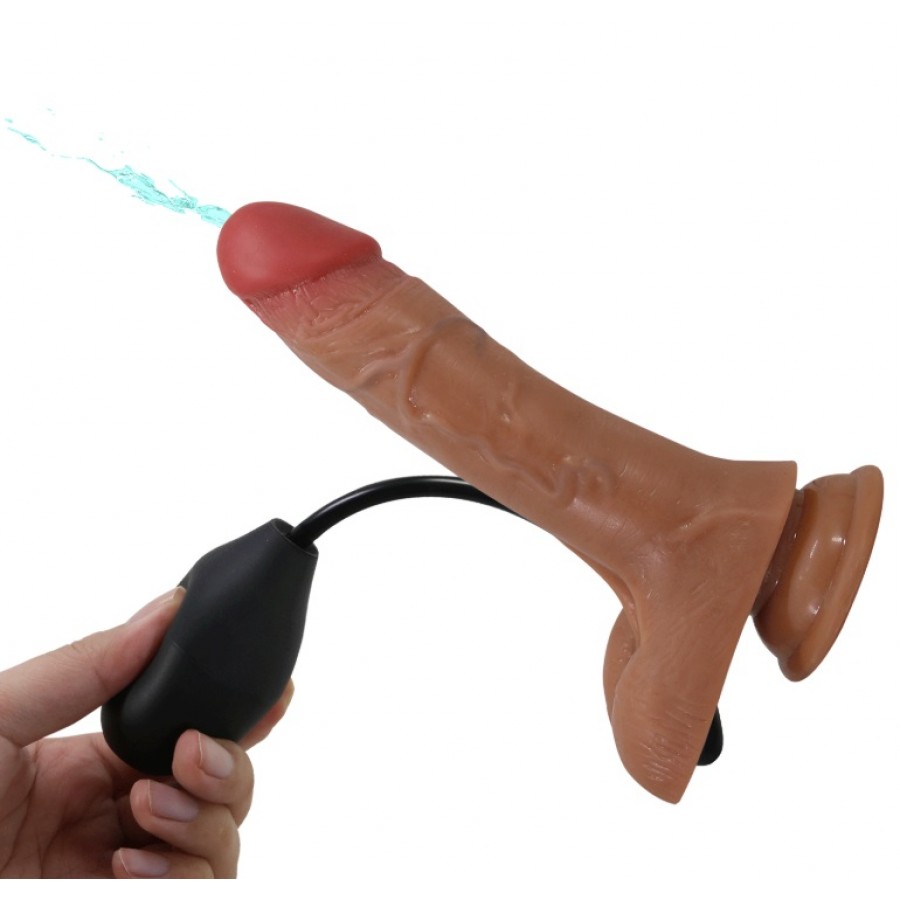 Страпон с вибрацией и имитацией эякуляции Pretty Love 20 х 4,3 см BW-022103P