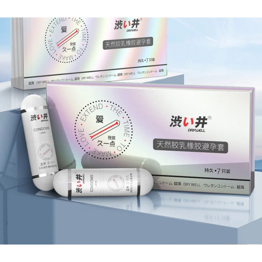 Презервативы с продлевающим эффектом DRYWELL, 7 шт