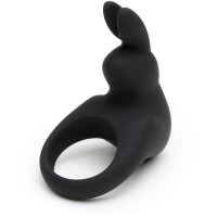 Мощное эрекционное виброкольцо Happy Rabbit Cock Ring Black