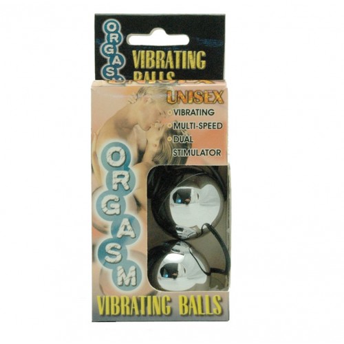 Вагинальные шарики с вибрацией Orgasm Vibrating Ball Silver