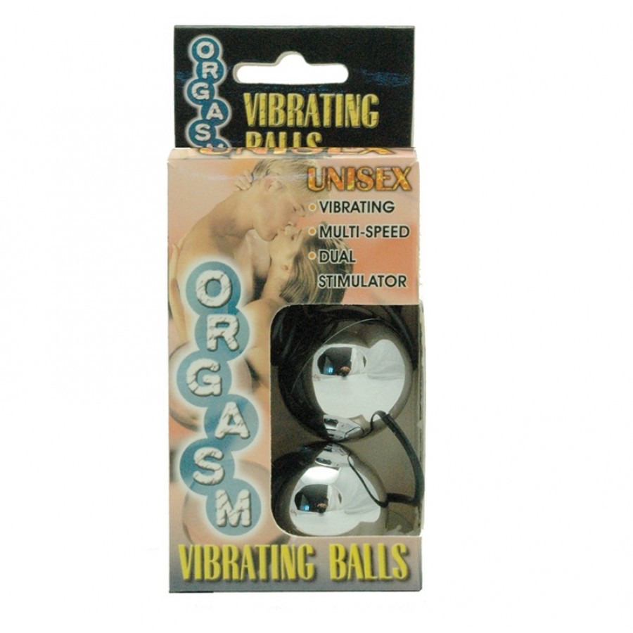 Вагинальные шарики с вибрацией Orgasm Vibrating Ball Silver