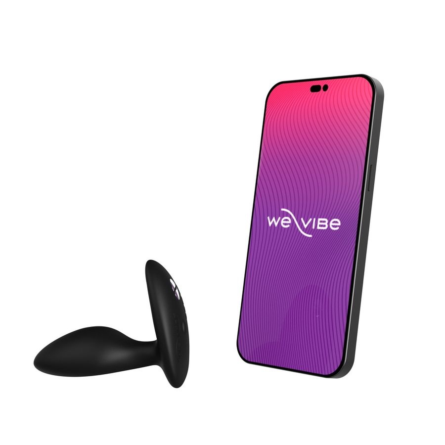 Анальная пробка с ДУ и приложением We-Vibe Ditto+ Black