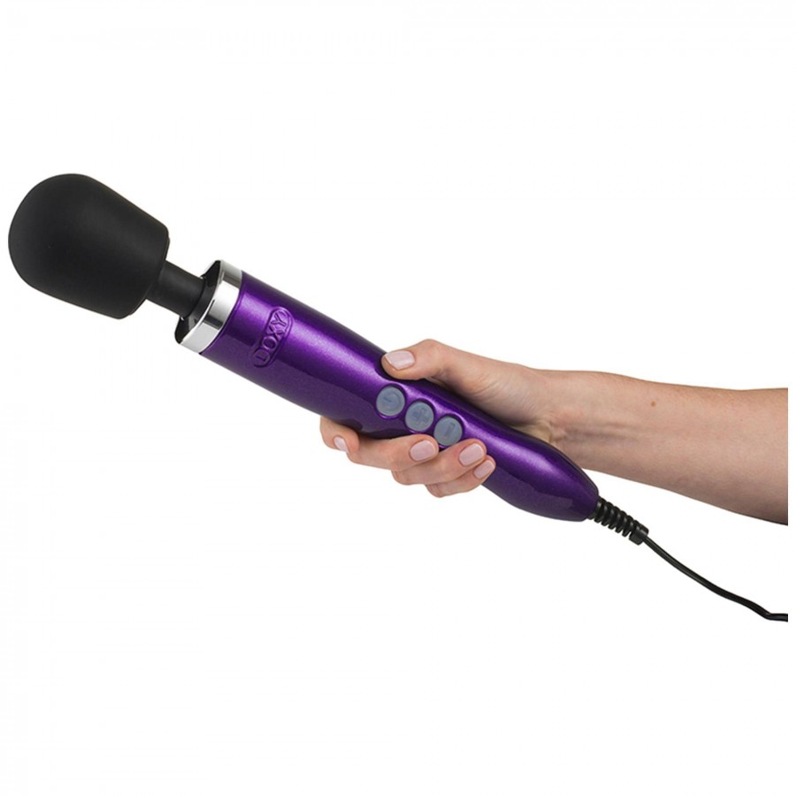 Экстремально-мощный вибромассажер Doxy Die Cast Wand Massager Purple