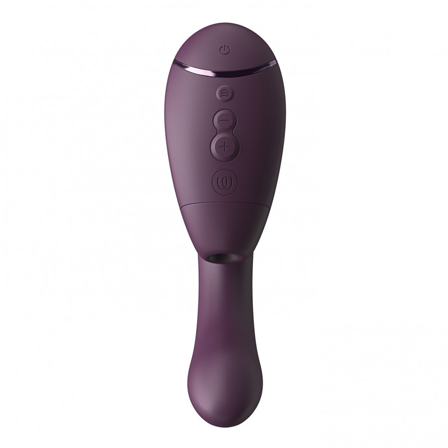 Бесконтактный клиторальный стимулятор с вибрацией Womanizer Next Duo Violet