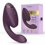 Бесконтактный клиторальный стимулятор с вибрацией Womanizer Next Duo Violet