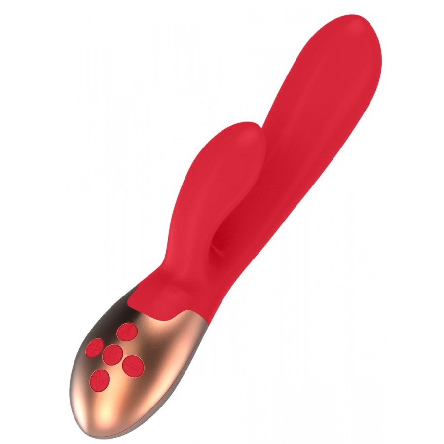 Rabbit-вибратор с нагревом Shots Media Exquisite