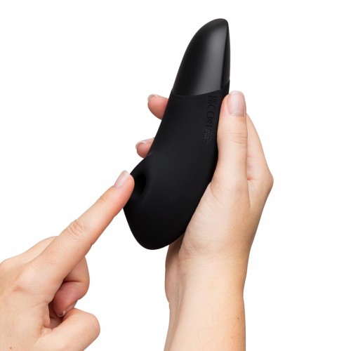 Бесконтактный клиторальный стимулятор c вибрацией Womanizer Enhance Black