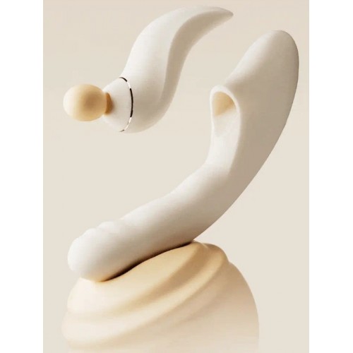 Уникальный пульсатор с вакуумной стимуляцией, вибрацией, нагревом и приложением Svakom Fatima Beige Уникальный пульсатор с вакуумной стимуляцией, вибрацией, нагревом и приложением Svakom Fatima Beige