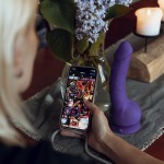 Мощный и гибкий реалистичный вибратор Gvibe Greal 2 Violet 22 х 4 см