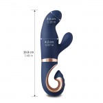 Компактный вибратор-кролик Gvibe Gentley 19,9 х 4,2 см