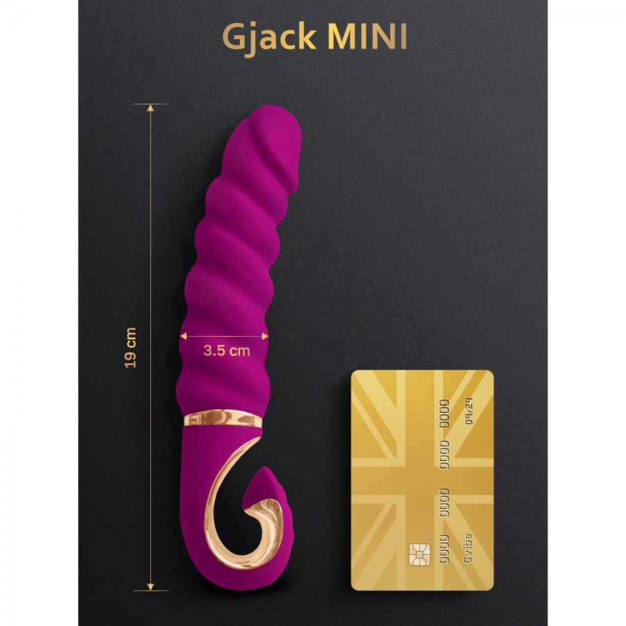 Безупречный вибратор для точки G Gvibe Gjack Mini, 19 х 3.5 см