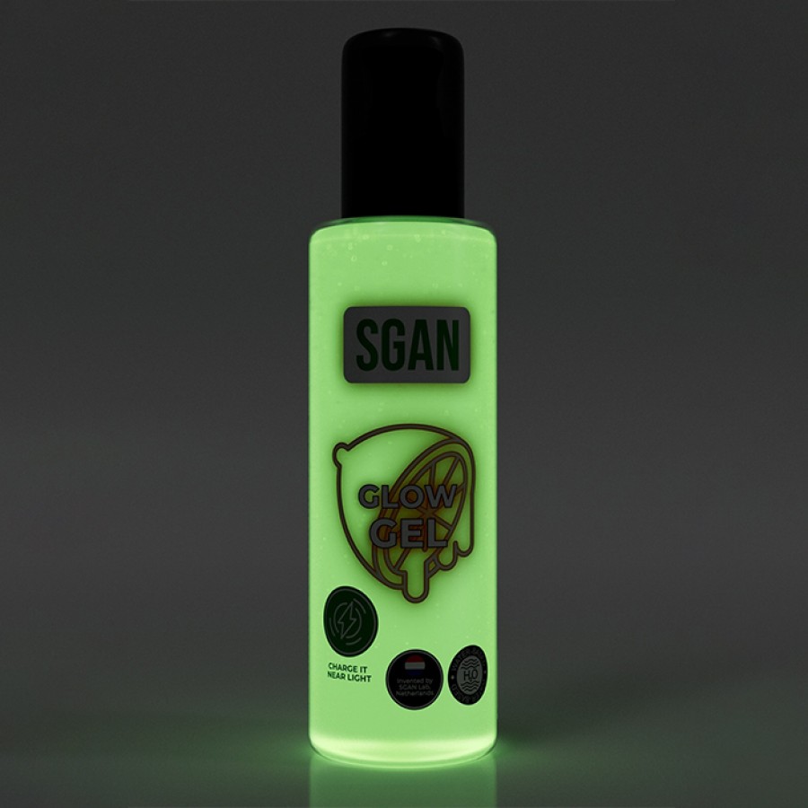 Лубрикант светящийся в темноте SGAN GLOW GEL, 100 мл