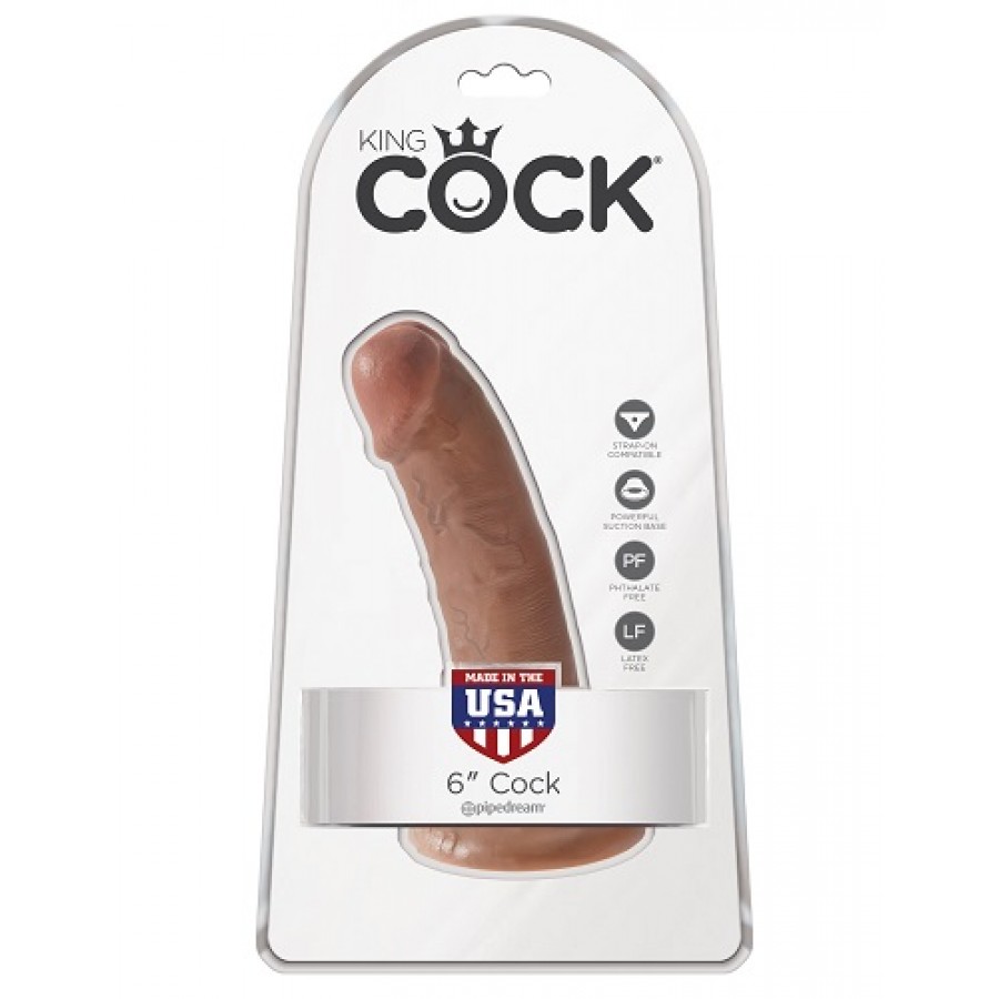 Фаллоимитатор на присоске PipeDream King Cock 6, 15,2 x 4,1 см 550122