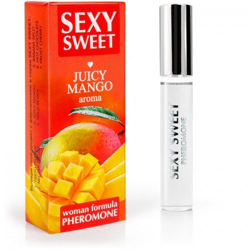 Парфюмированное средство для тела с феромонами SEXY SWEET JUICY MANGO 10 мл арт. LB-16123