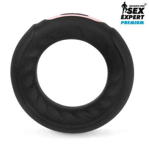 Эрекционное кольцо с вибрацией Sex Expert Premium 48 мм 10 режимов SEM-55211