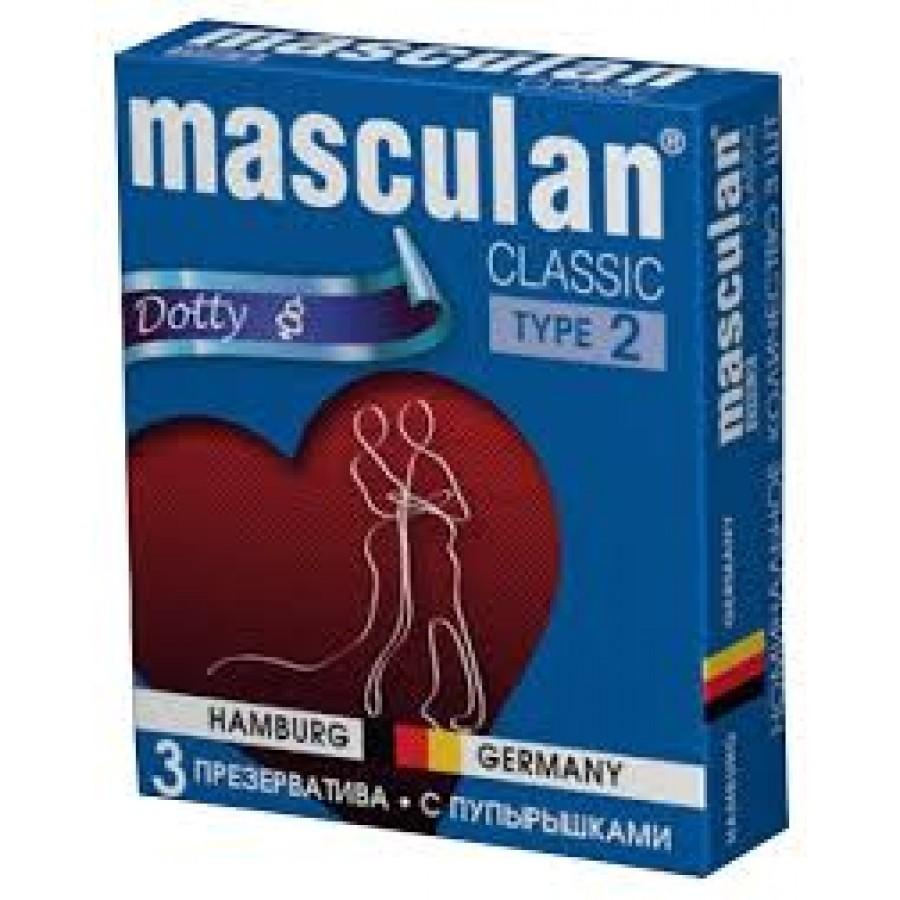 Презервативы Masculan Dotty 3 шт.