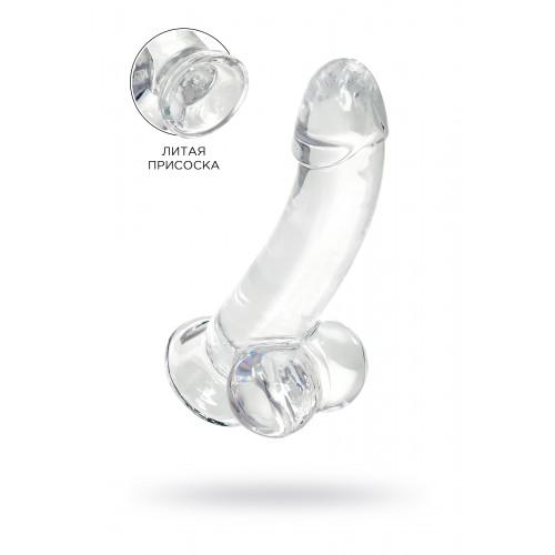 Реалистичный фаллоимитатор A-Toys by TOYFA Cryst прозрачный, 15 см