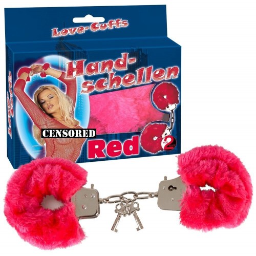 BDSM Наручники Hand Schellen красный