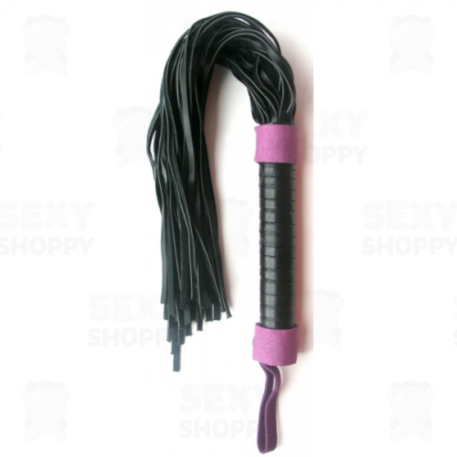 Плетка Notabu черный/фиолетовый 50 см