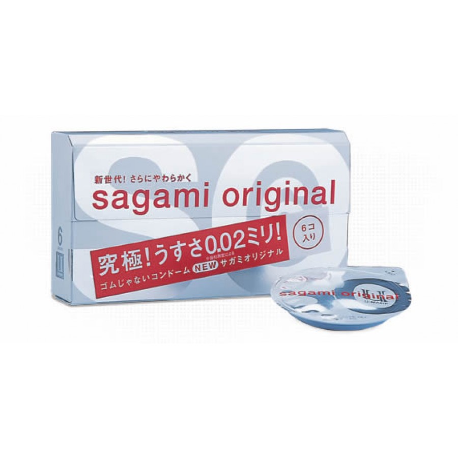 Самые тонкие презервативы Sagami Original 002 6 шт.