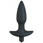 Анальная втулка с вибрацией Black Velvets Medium Plug