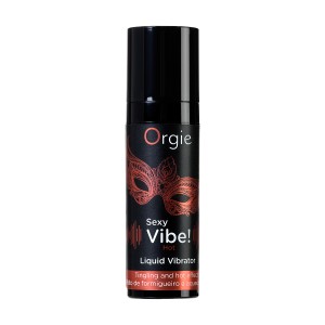Гель для массажа ORGIE Sexy Vibe Hot с разогревающим и вибрирующим эффектом, 15 мл (жидкий вибратор)