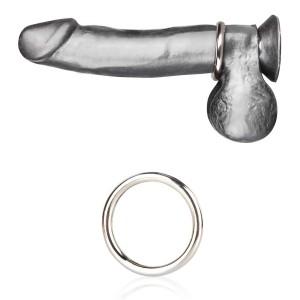 Стальное эрекционное кольцо 3, 5 см STEEL COCK RING BLM4001