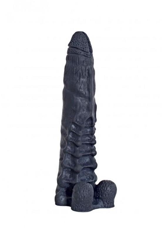 Gemischtrassiger Riesenpimmel Dildo Lutschen