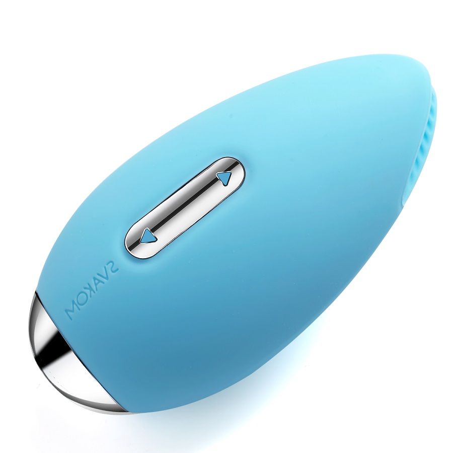Голубой вибростимулятор клитора Candy Svakom с эффектом поцелуя рыбки S4-BLUE 