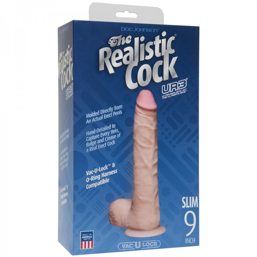 Фаллоимитатор The Realistic Cock ULTRASKYN 9” Slim 0276-21-BX