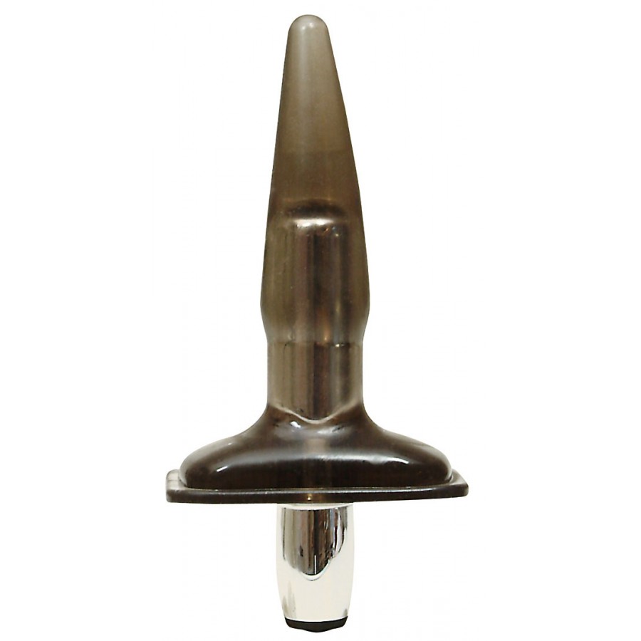 Анальная втулка с вибрацией Silver Plug