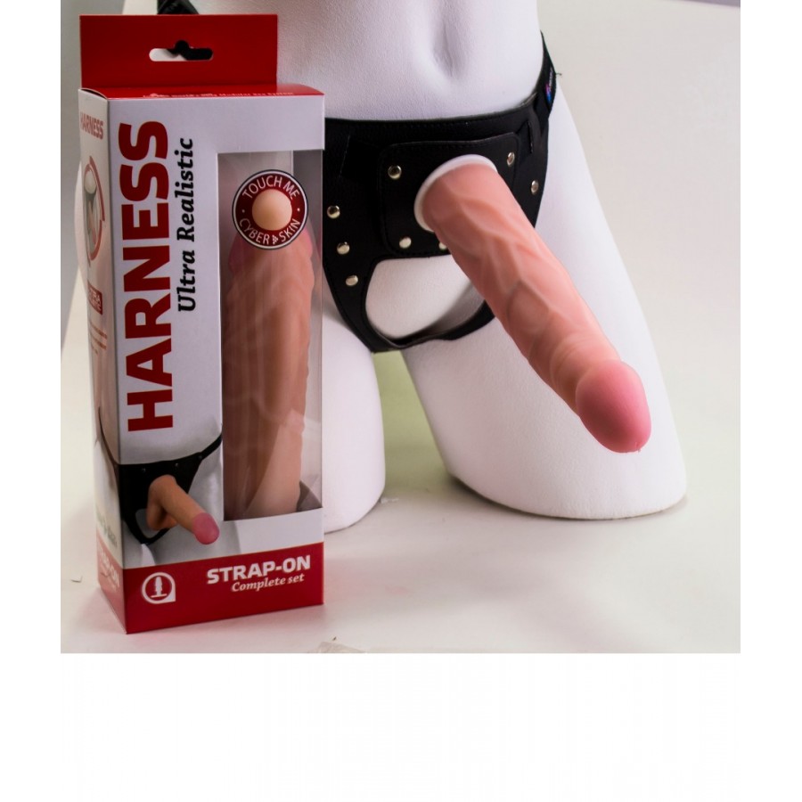 Страпон на трусиках Harness 17 х 3,6 см