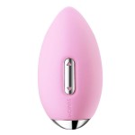 Розовый вибростимулятор клитора Candy с эффектом поцелуя рыбки SLS02-PINK 