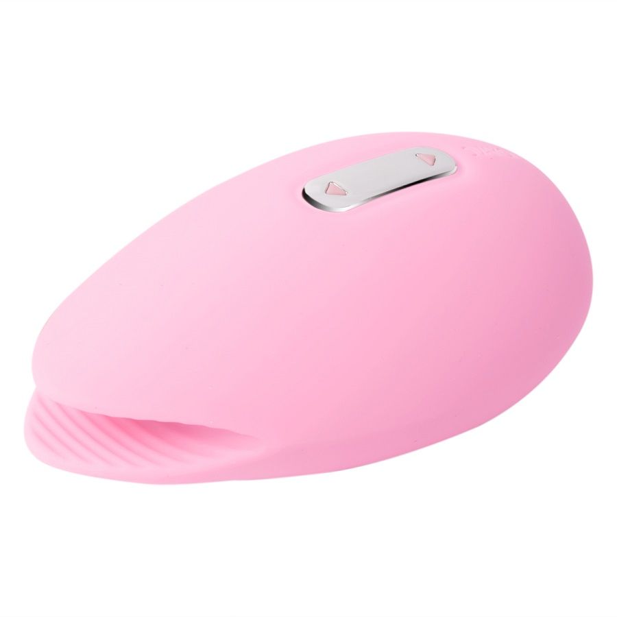 Розовый вибростимулятор клитора Candy с эффектом поцелуя рыбки SLS02-PINK 