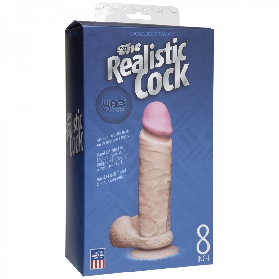 Ультра-реалистичный фаллоимитатор The Realistic Cock ULTRASKYN 8”