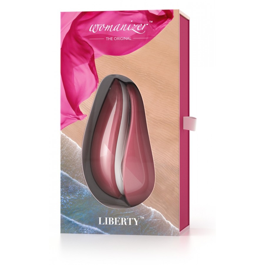 Бесконтактный клиторальный стимулятор Womanizer Liberty Pink Rose