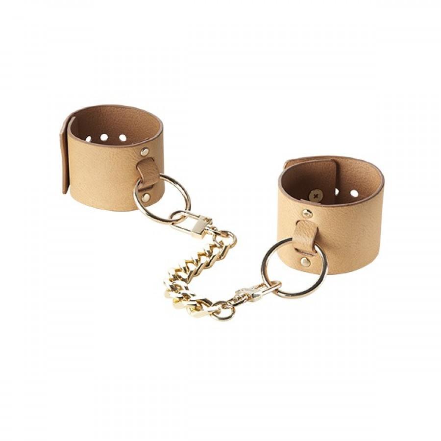 Bijoux Браслеты - наручники Wide Cuffs коричневые 247