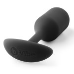 Профессиональная пробка для ношения B-vibe Snug Plug 2 Black BV-008-BLK