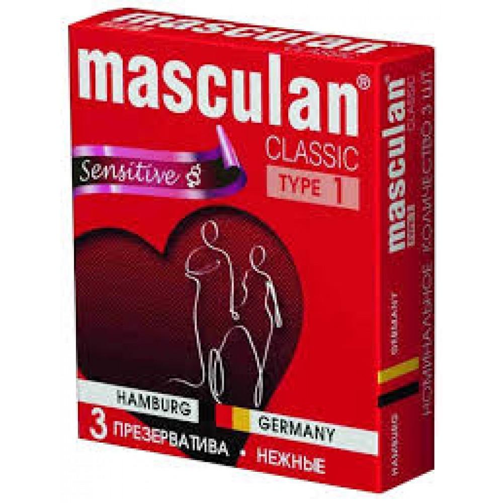 Презервативы Masculan Sensitive 3 шт.
