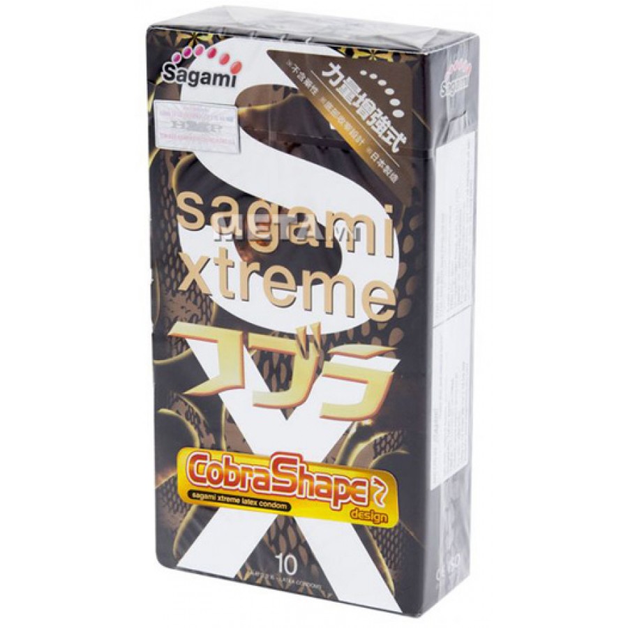 Презервативы Sagami Xtreme Cobra 10 шт.