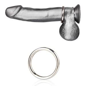 Стальное эрекционное кольцо 4,5 см STEEL COCK RING BLM4002
