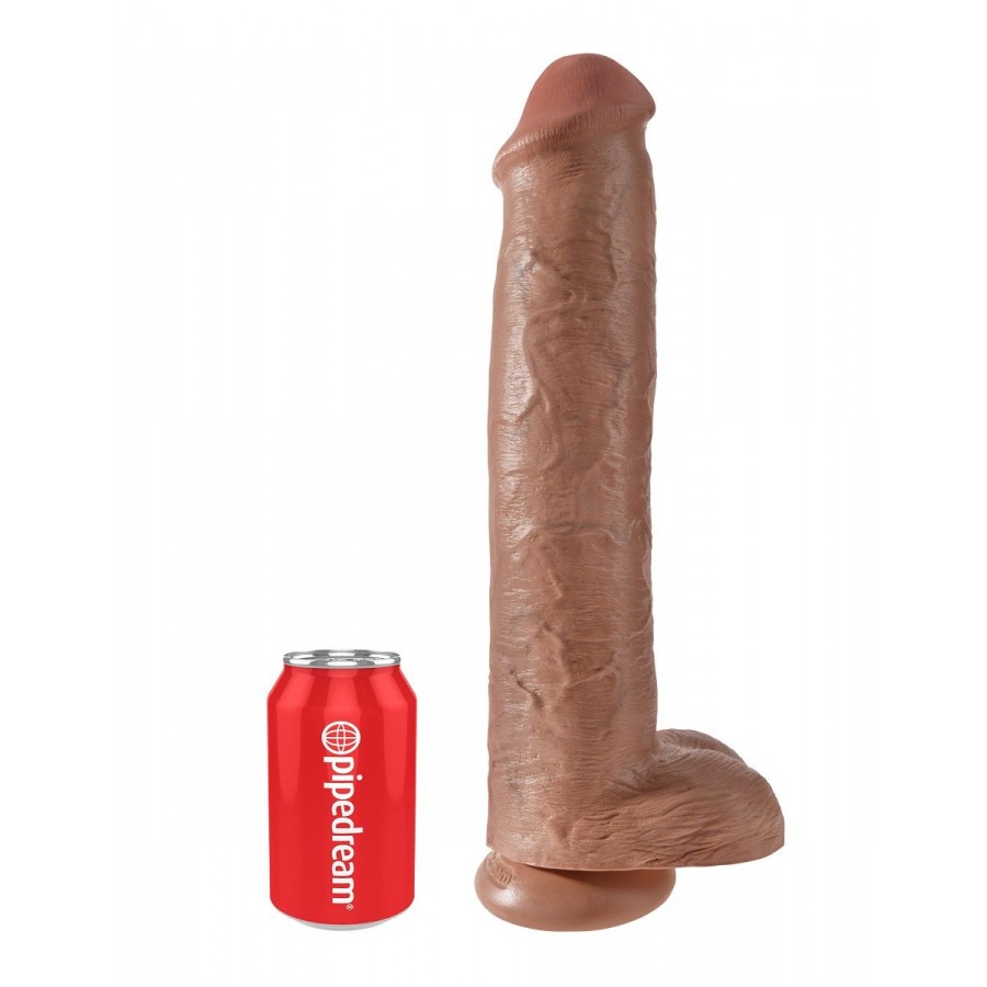 Фаллоимитатор-гигант мулат 15 Cock with Balls - 40,6 см 