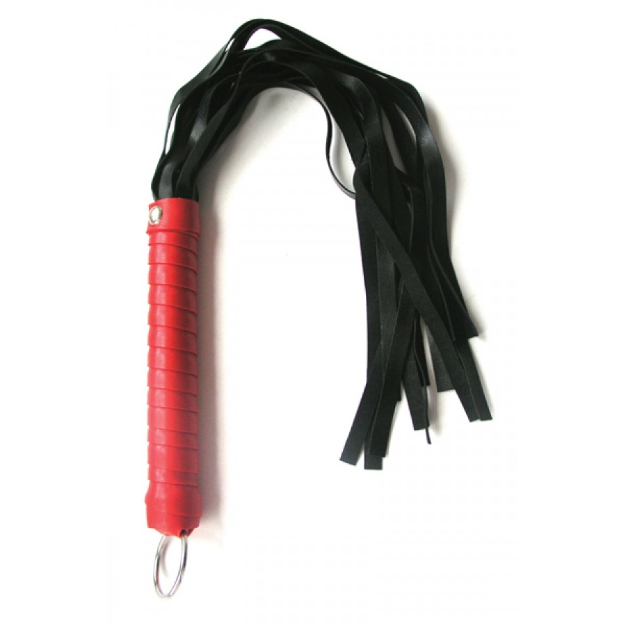 Плетка Notabu красный 40 см Плетеная ручка